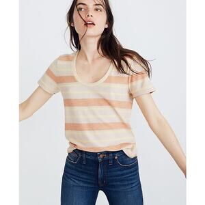 Madewell Alto Scoop Neck in Montoya Stripe